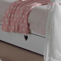 Kinder Wohnen Mädchen Kinderbett Grandory mit Himmel