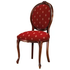 Wohnen Medaillonstuhl in Rot mit Ornament-Muster - Lactatas