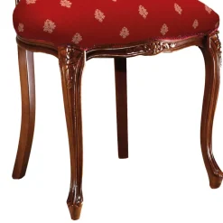 Wohnen Medaillonstuhl in Rot mit Ornament-Muster - Lactatas