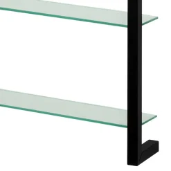 Wohnen Glasmöbel|Esszimmerregale*Medien Wand Regal mit 7 Glasböden - Clobia I