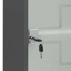 Wohnen Medizinschrank mit abschließbarer Glastür - Ulma