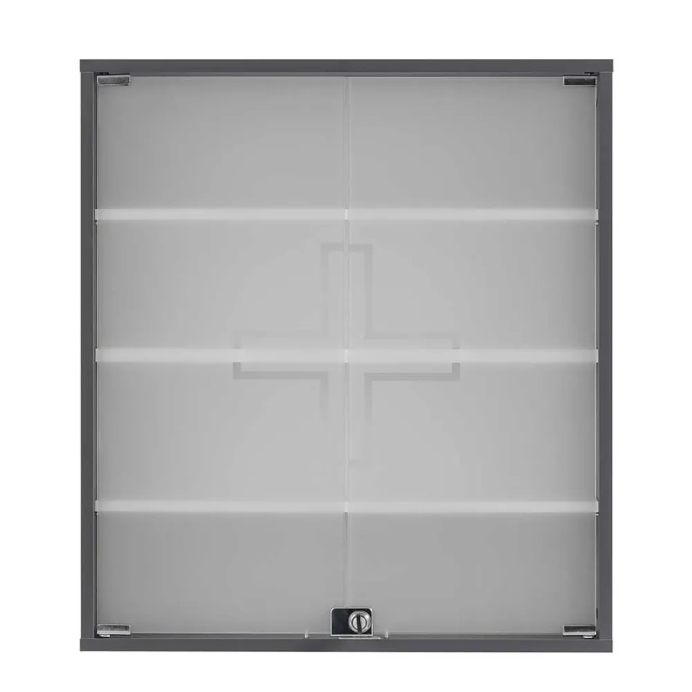 Wohnen Medizinschrank mit Doppeltür aus Glas - Lucilla