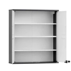 Wohnen Medizinschrank mit Doppeltür aus Glas - Lucilla