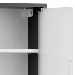 Wohnen Medizinschrank mit Doppeltür aus Glas - Lucilla