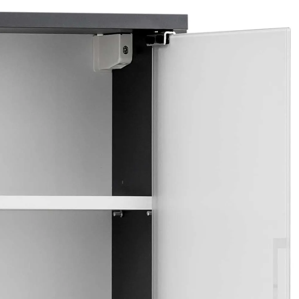 Wohnen Medizinschrank mit Doppeltür aus Glas - Lucilla