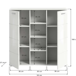 Wohnen Mehrteilige Flurmöbel in modernem Design - Rugova (dreiteilig)