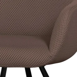 Wohnen Wohnzimmerstühle*Mesh Polsterstuhl mit Armlehnen - Charlena