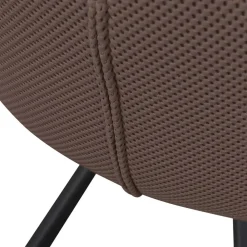 Wohnen Wohnzimmerstühle*Mesh Polsterstuhl mit Armlehnen - Charlena