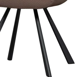 Wohnen Wohnzimmerstühle*Mesh Polsterstuhl mit Armlehnen - Charlena