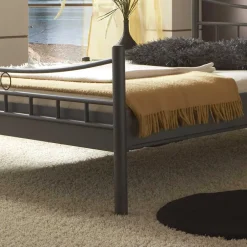 Wohnen Betten|Betten*Metall Bett Rosanna in Dunkelgrau