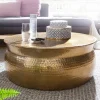Wohnen Metall Design Sofatisch in Gold - Lucios