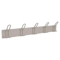 Wohnen Metall Hakenleiste pulverbeschichtet in Taupe - Borad