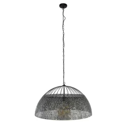 Wohnen Braune Möbel|Loft Möbel*Metall Pendelleuchte mit halbrundem Schirm - Lash