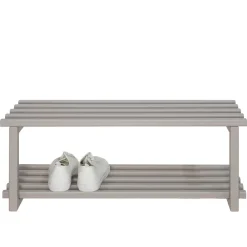 Wohnen Metall Schuhregal in Taupe - Verinaros