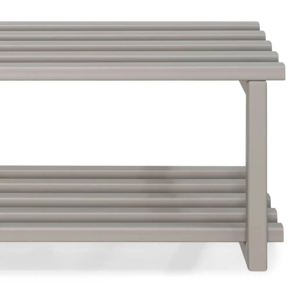 Wohnen Metall Schuhregal in Taupe - Verinaros