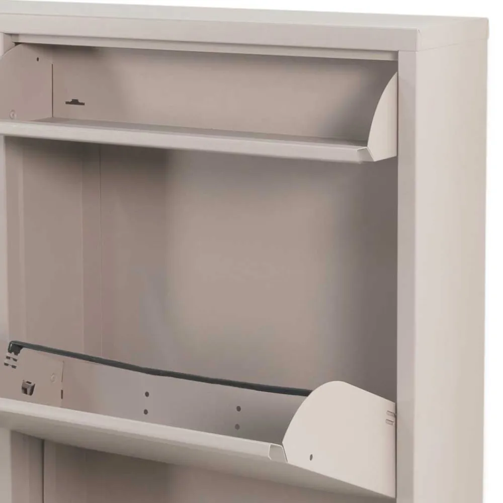 Wohnen Schuhschränke*Metall Schuhschrank in Taupe - Ruven