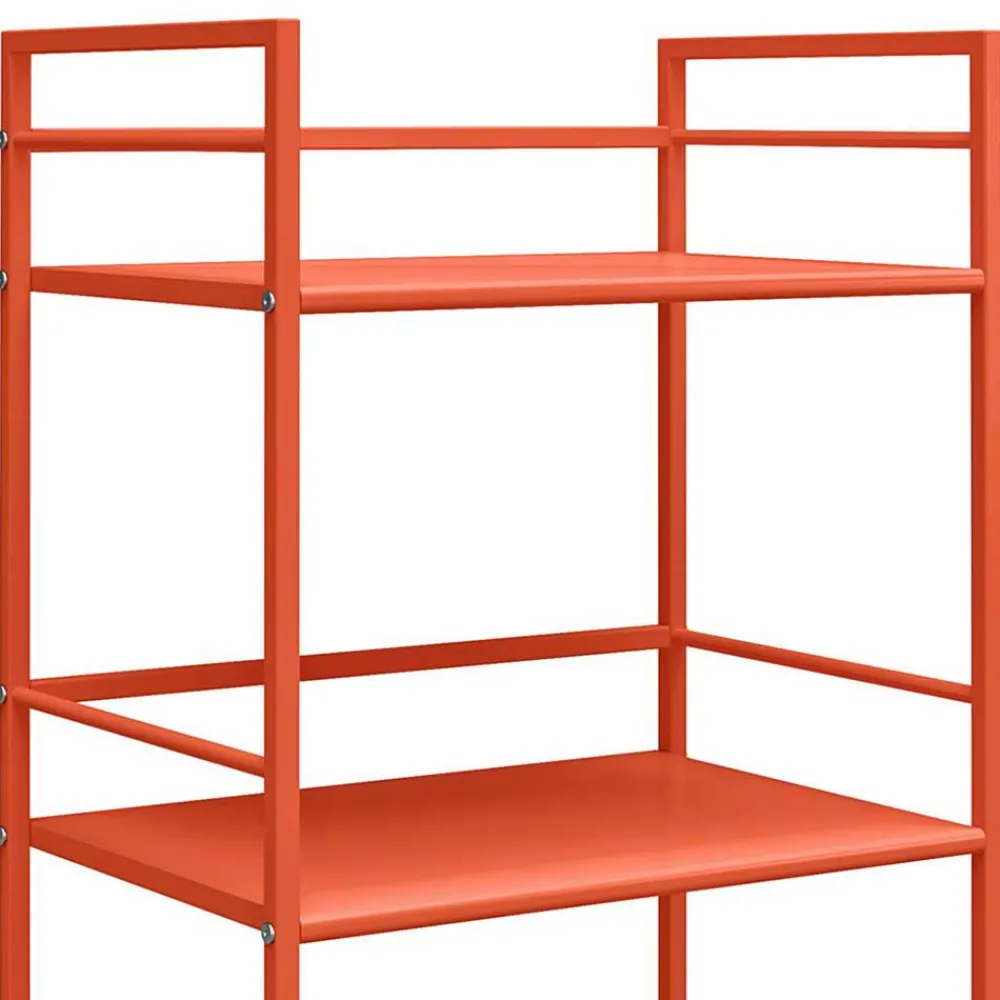 Wohnen Metall Servierwagen in Orange - Troketta