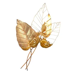 Wohnen Wandbilder*Metall Wanddekoration Blätter - Reformas