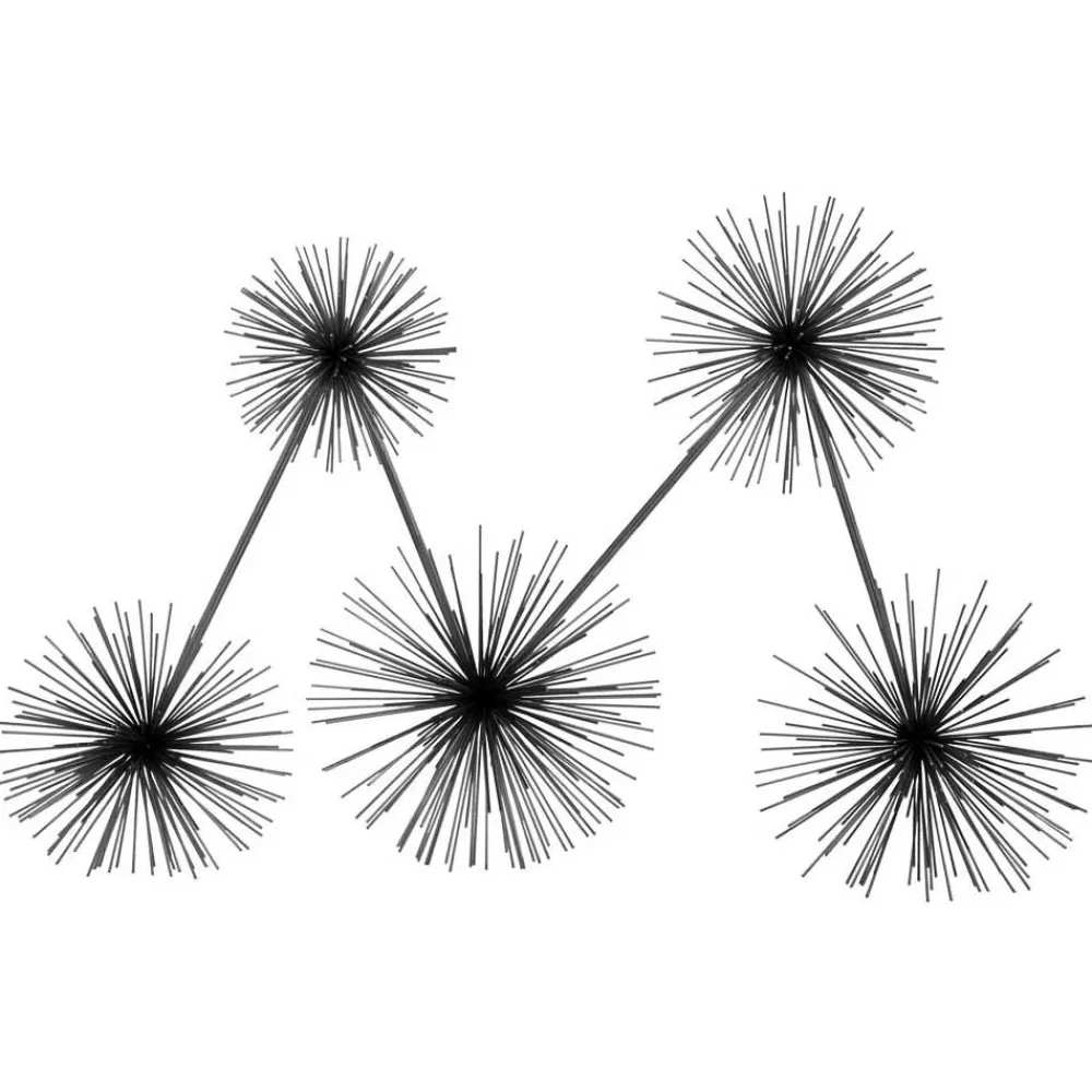 Wohnen Wandbilder*Metall Wanddekoration in Schwarz - Folio