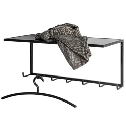 Wohnen Garderoben|Garderoben*Metall Wandgarderobe mit Hutboden - Breznia
