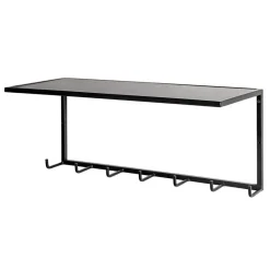 Wohnen Garderoben|Garderoben*Metall Wandgarderobe mit Hutboden - Breznia