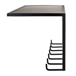 Wohnen Garderoben|Garderoben*Metall Wandgarderobe mit Hutboden - Breznia