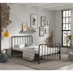 Wohnen Betten|Betten*Metallbett mit Gitter-Kopf- und Fußteil - Auricos