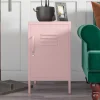 Wohnen Nachttische|Kommoden*Metall-Kommode mit Tür in Rosa - Asbell