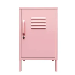 Wohnen Nachttische|Kommoden*Metall-Kommode mit Tür in Rosa - Asbell