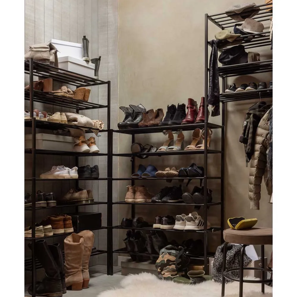Wohnen Metallregal mit acht Schuhgittern - Top