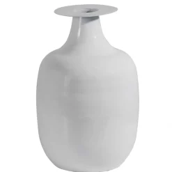 Wohnen Vasen*Metallvasen in Lichtgrau - Bario (2er Set)