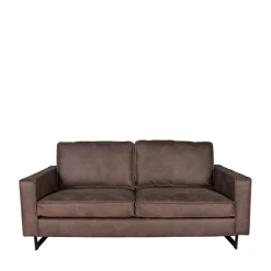 Wohnen Microfaser 2er Sofa in kantigem Design - Onjamy