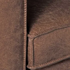 Wohnen Microfaser 2er Sofa in kantigem Design - Onjamy