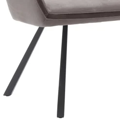 Wohnen Microfaser Esszimmerbank in Hellbraun - Puladium