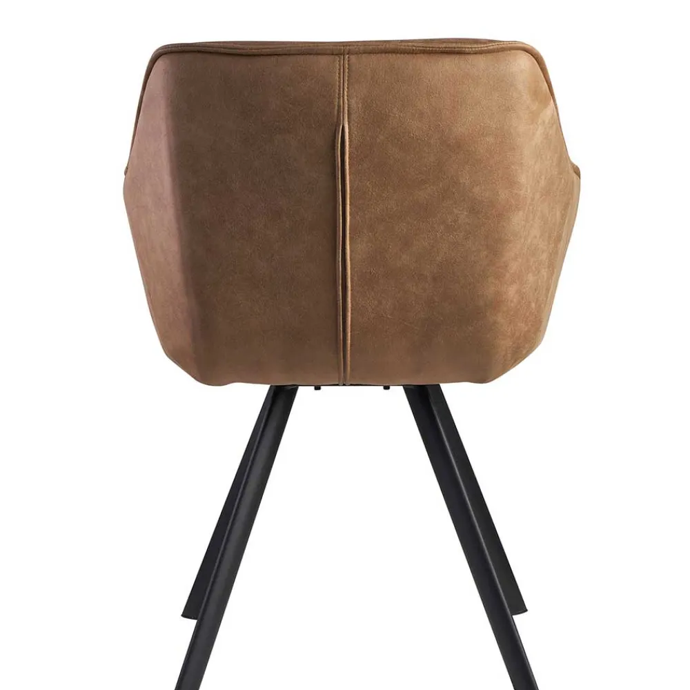 Wohnen Microfaser Polsterstuhl in Beige - Pacifigo