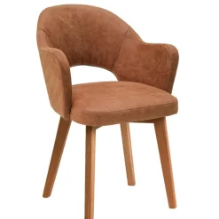 Wohnen Wohnzimmerstühle*Microfaserstuhl mit Armlehnen - Oseidon