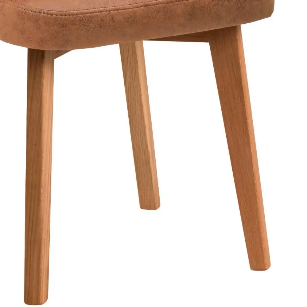 Wohnen Wohnzimmerstühle*Microfaserstuhl mit Armlehnen - Oseidon