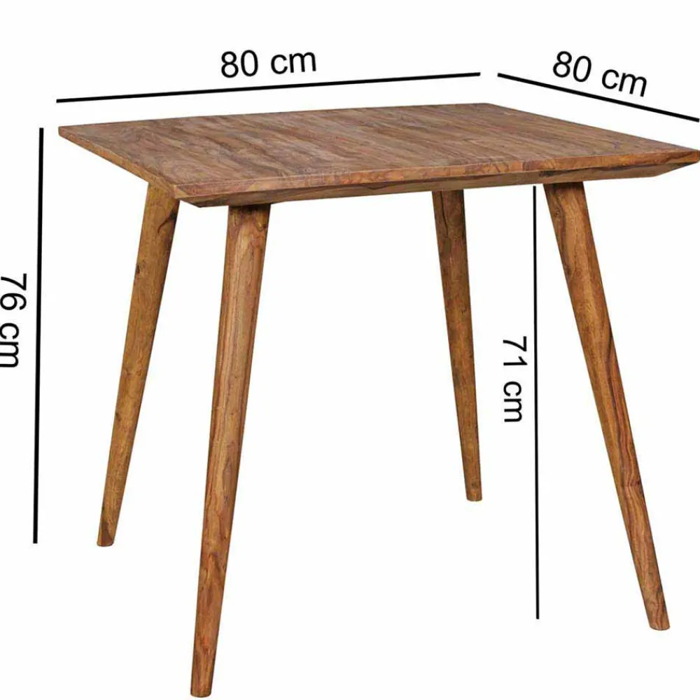 Wohnen Mid-Century Tisch Cospic in rechteckig oder quadratisch