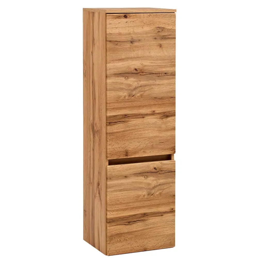 Wohnen Midi Badschrank in Holzoptik Wildeiche - Drumias