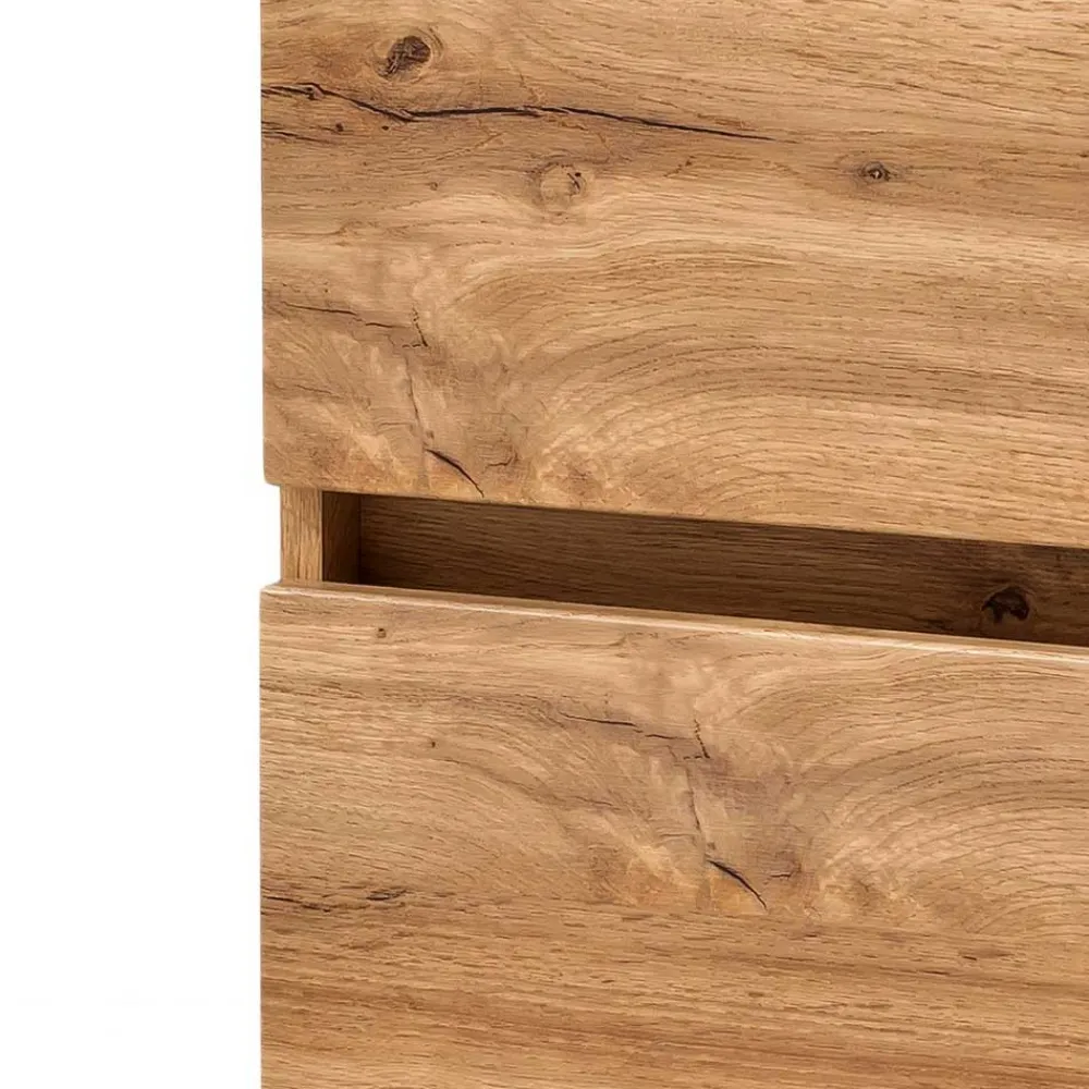 Wohnen Midi Badschrank in Holzoptik Wildeiche - Drumias