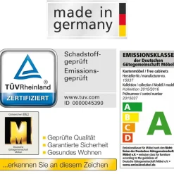Wohnen Braune Möbel|Sideboards & Kommoden*Mini Kommode Cornea in Grau Braun