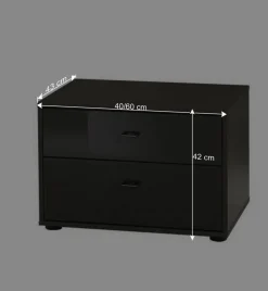 Wohnen Braune Möbel|Sideboards & Kommoden*Mini Kommode Cornea in Grau Braun