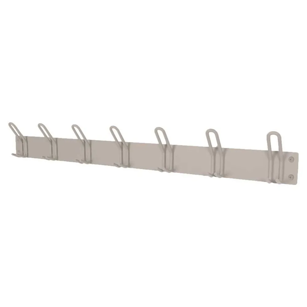 Wohnen Minimalistische Hakenleiste in Taupe - Borad