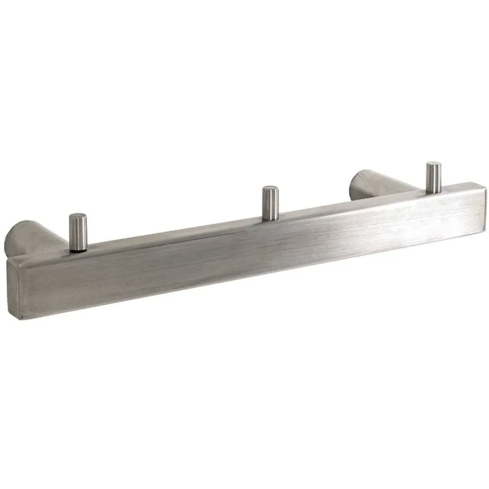 Wohnen Bürogarderoben*Minimalistische Wandgarderobe aus Edelstahl - Adobo