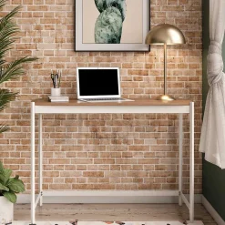 Wohnen Bürotische*Minimalistischer Schreibtisch in Walnuss Optik - Zyreano