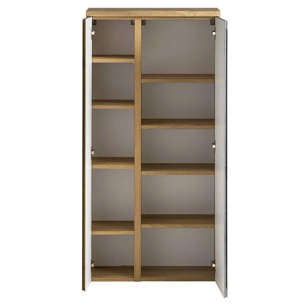 Wohnen Mittelgroßer Badschrank - 65x135x35 cm - Mia