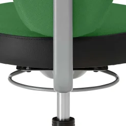 Wohnen Bürostühle*Mobiler Hocker mit Lehne in Grün Schwarz - Solari