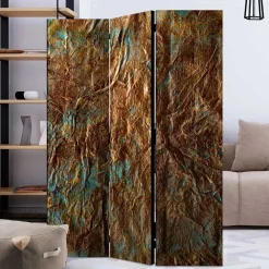 Wohnen Wohnzimmer-Regale*Mobiler Raumteiler faltbar mit abstraktem Motiv - Zirus