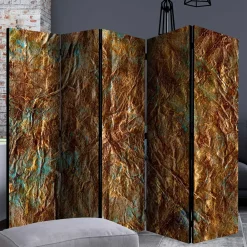 Wohnen Wohnzimmer-Regale*Mobiler Raumteiler faltbar mit abstraktem Motiv - Zirus