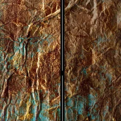 Wohnen Wohnzimmer-Regale*Mobiler Raumteiler faltbar mit abstraktem Motiv - Zirus